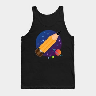 space pencil Tank Top